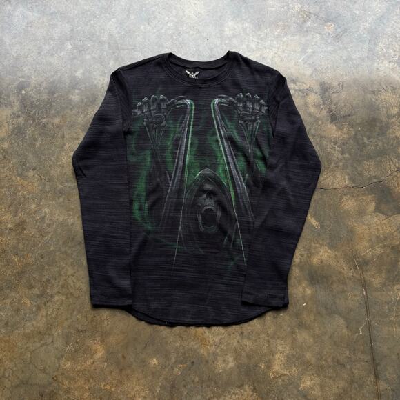 Crazy Y2K‎ Choppers Reaper Black Thermal - Picture 1 of 3